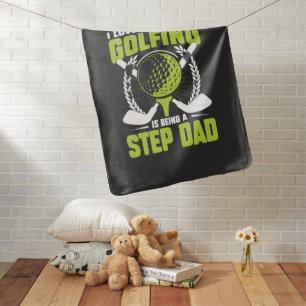 the only thing i love more than golfing is being baby blanket