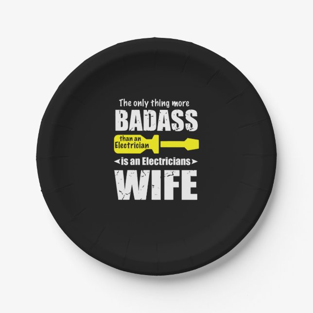 The only thing more badass paper plates (Front)