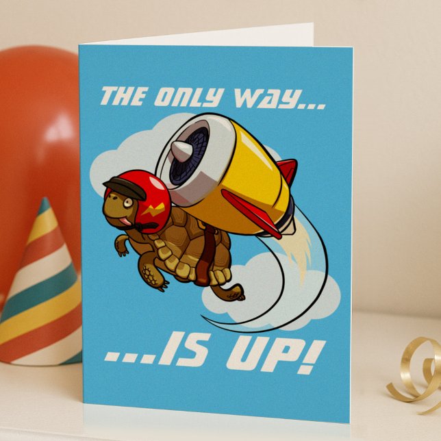 The Only Way Is Up! Daredevil Tortoise Cartoon Cards (Creator Uploaded)