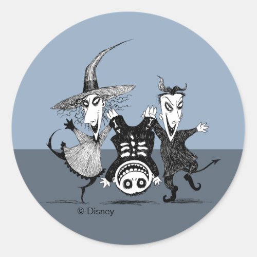 The Oogie Boogie Boys Classic Round Sticker