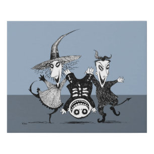 The Oogie Boogie Boys Faux Canvas Print