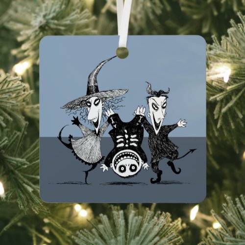 The Oogie Boogie Boys Metal Ornament