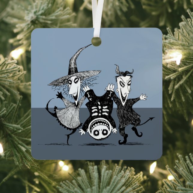The Oogie Boogie Boys Metal Ornament (Insitu)
