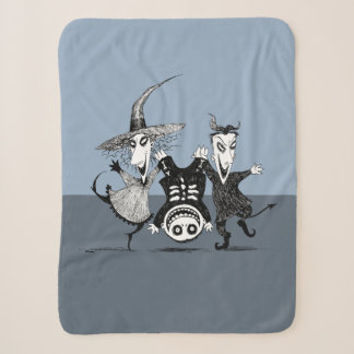 The Oogie Boogie Boys Sherpa Blanket