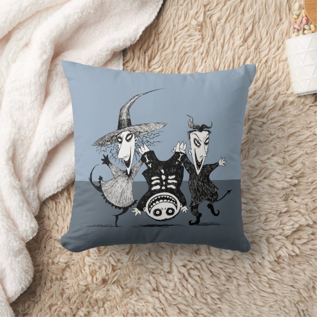 The Oogie Boogie Boys Throw Pillow (Blanket)