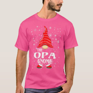 The Opa Gnome Matching Family Group Christmas Paja T-Shirt