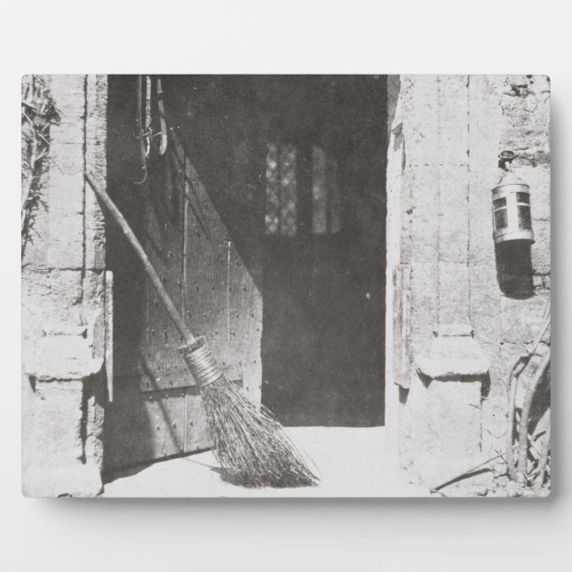 The Open Door, March, 1843 (b/w photo) Plaque (Front)