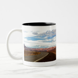 The Open Road is Home Two-Tone Coffee Mug