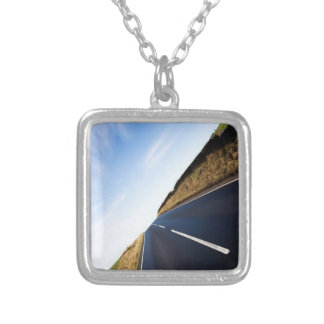 the open road silver plated necklace
