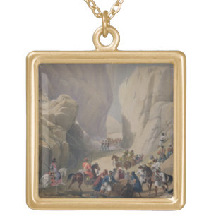 The Opening into the Narrow Pass Above the Siri Bo Gold Plated Necklace