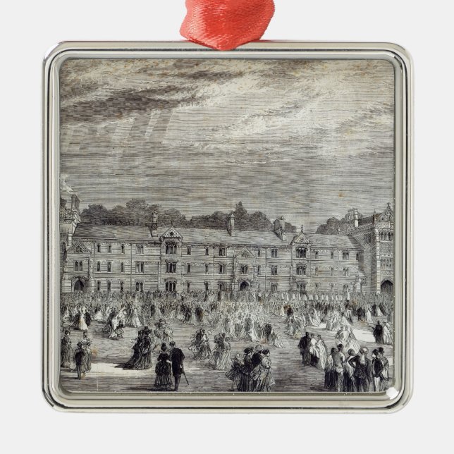 The Opening of Keble College, Oxford Metal Ornament (Front)
