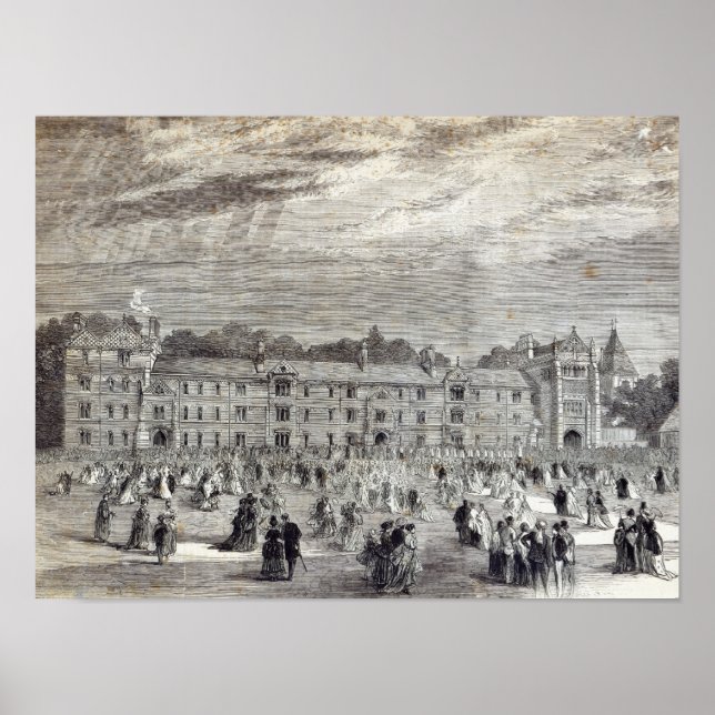 The Opening of Keble College, Oxford Poster (Front)