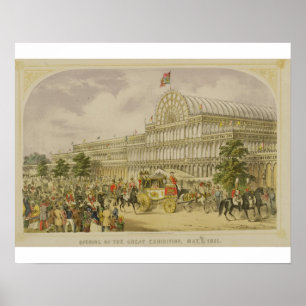The Opening of the Great Exhibition, May 1st 1851, Poster