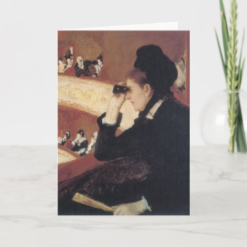 The Opera by Mary Cassatt Vintage Impressionism Card