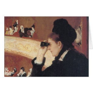 The Opera by Mary Cassatt, Vintage Impressionism Cards