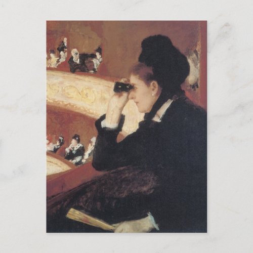 The Opera by Mary Cassatt Vintage Impressionism Postcard