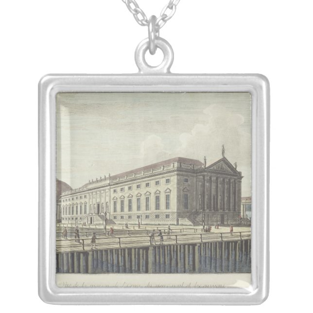 The Opera House, Berlin Silver Plated Necklace (Front)