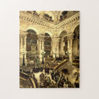 The Opera House Inauguration Paris France Jigsaw Puzzle