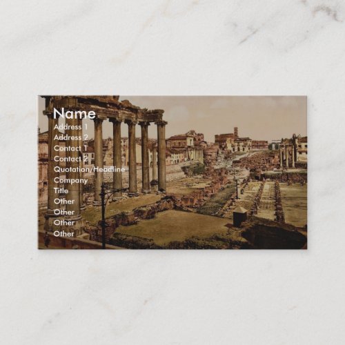 The Opera House, the grand staircase, Paris, Franc Business Card