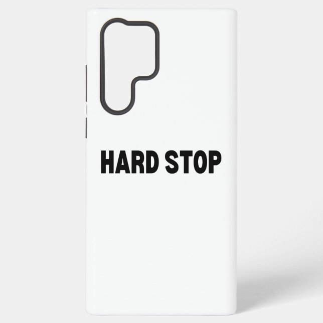 The Operational Block | Hard Stop Samsung Galaxy Case (Back)