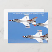 The optimism of an endless horizon and blue skies (Front/Back)