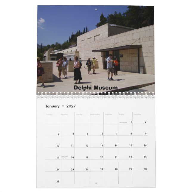 The "Oracle of Delphi" Calendar (Jan 2027)