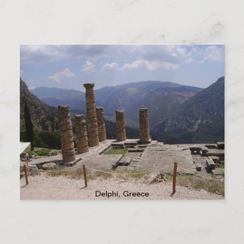 The Oracle of Delphi Postcard