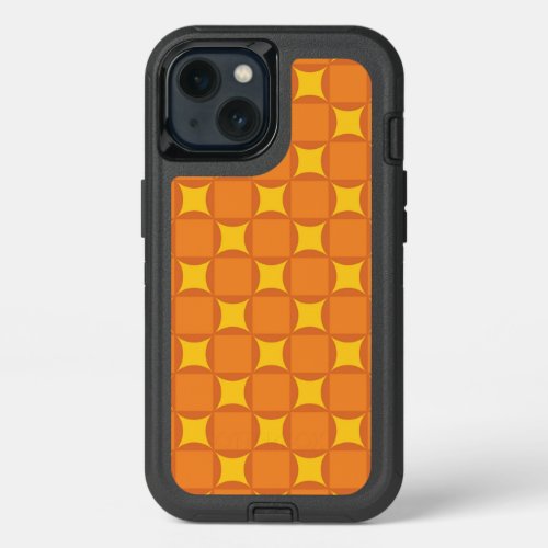 The Orange 70s year styling circle iPhone 13 Case