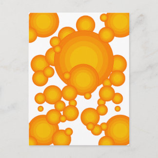 The Orange 70's year styling Postcard