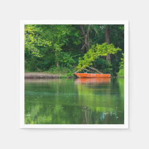 The Orange Boat Napkins