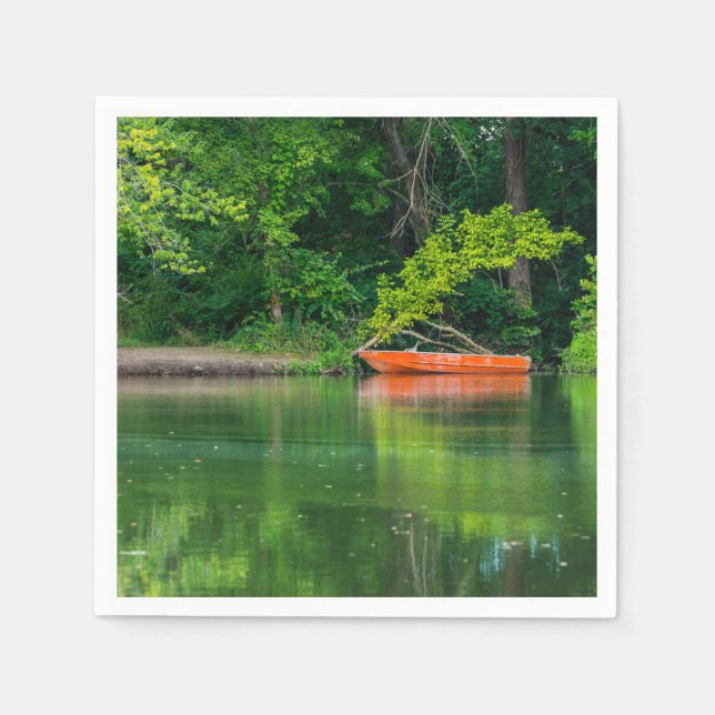 The Orange Boat Napkins (Front)