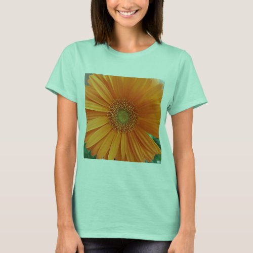 The Orange Gerber Flower T_Shirt