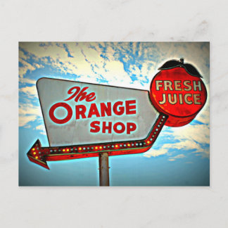 The Orange Shop Postcard