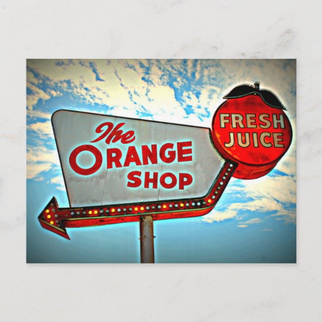 The Orange Shop Postcard (Front)