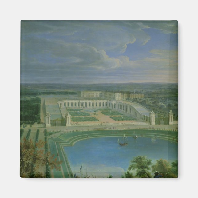 The Orangery and the Chateau at Versailles, 1696 Magnet (Front)