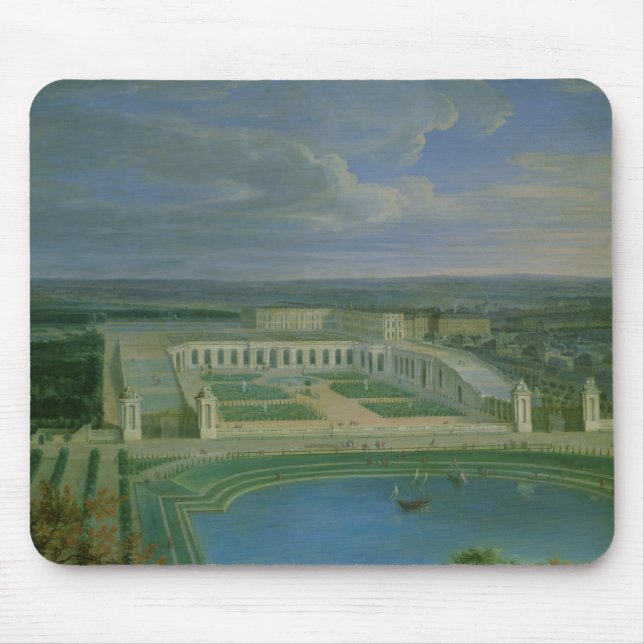 The Orangery and the Chateau at Versailles, 1696 Mouse Pad (Front)
