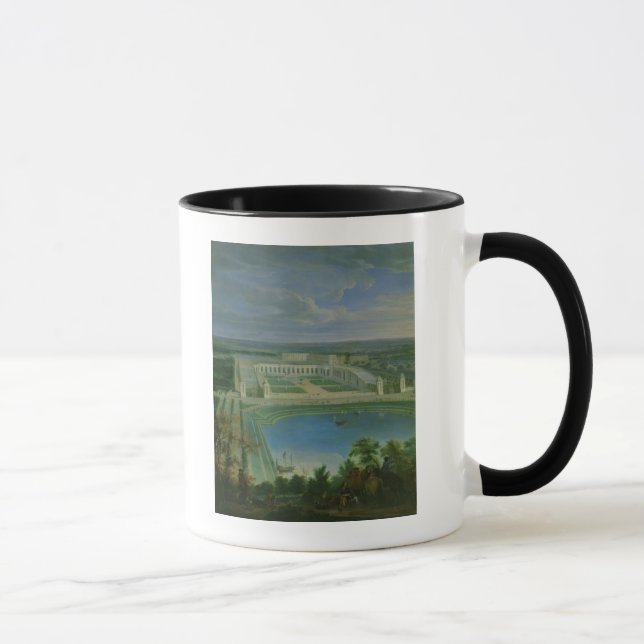 The Orangery and the Chateau at Versailles, 1696 Mug (Right)