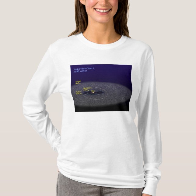 The orbit of the binary Kuiper Belt object T-Shirt (Front)