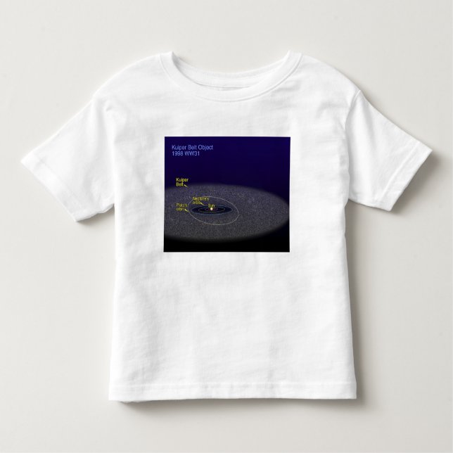 The orbit of the binary Kuiper Belt object Toddler T-shirt (Front)