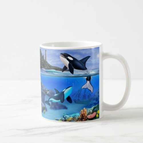 The Orca Family Coffee Mug