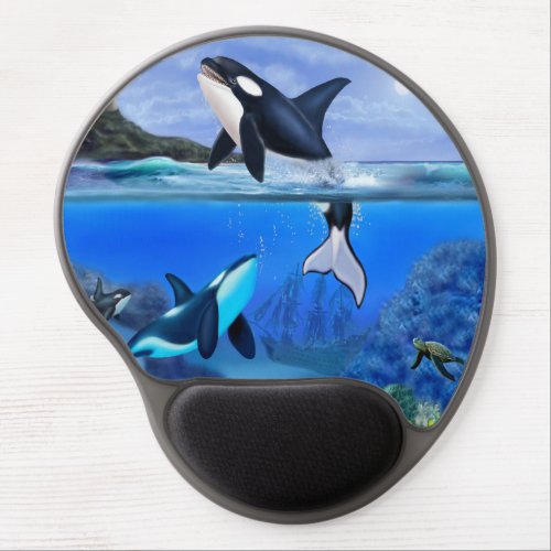 The Orca Family Gel Mouse Pad
