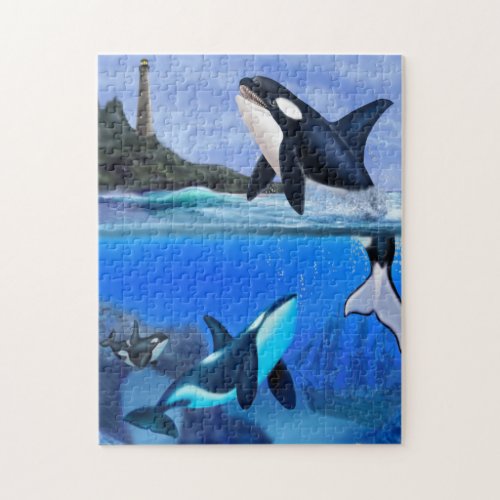 The Orca Family Jigsaw Puzzle