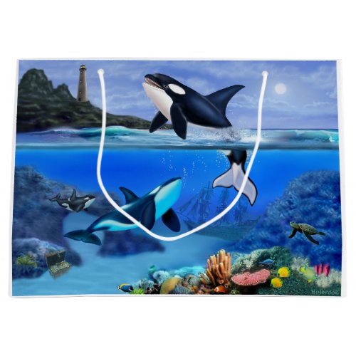 The Orca Family Large Gift Bag