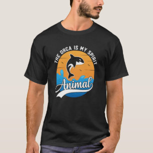 The Orca Is My Spirit Animal Vintage Killer Whale T-Shirt