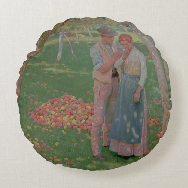 The Orchard Round Pillow (Front)