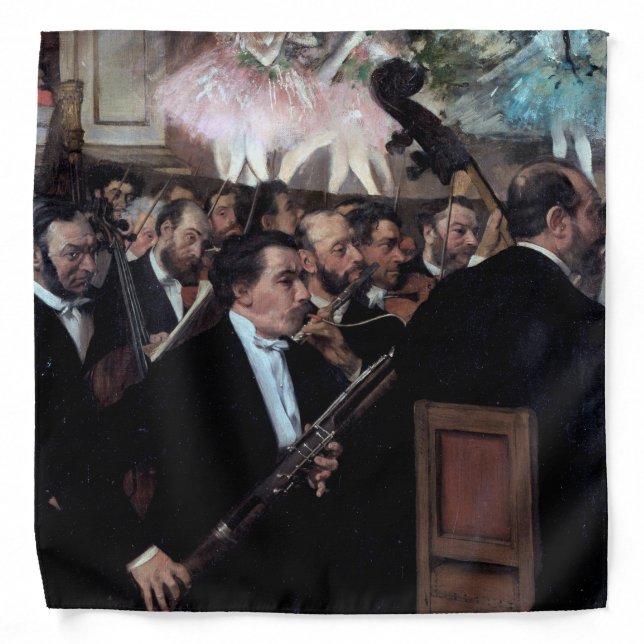 The Orchestra at the Opera, Edgar Degas Bandana (Front)