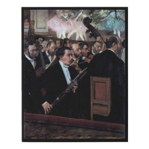 The Orchestra at the Opera, Edgar Degas Faux Canvas Print