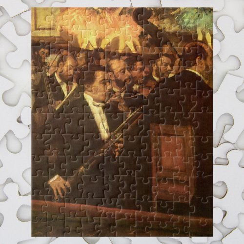 The Orchestra of Opera by Edgar Degas Vintage Art Jigsaw Puzzle