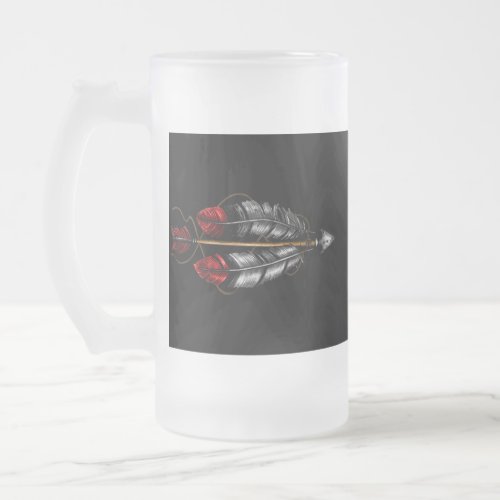 The Order of the Arrow Frosted Glass Beer Mug