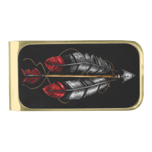 The Order of the Arrow Gold Finish Money Clip